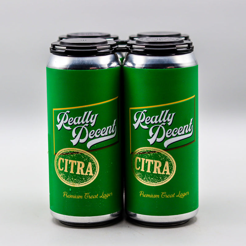 Werk Force Really Decent Citra Lager 16 FL. OZ. 4PK Cans