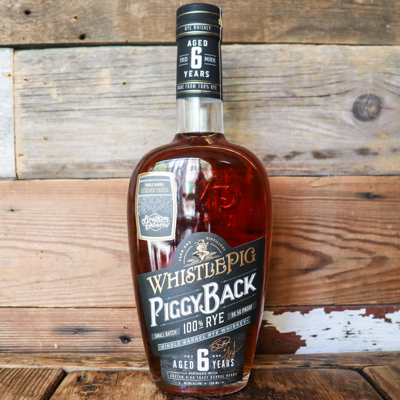 WhistlePig Single Barrel Rye Whiskey 750ml.