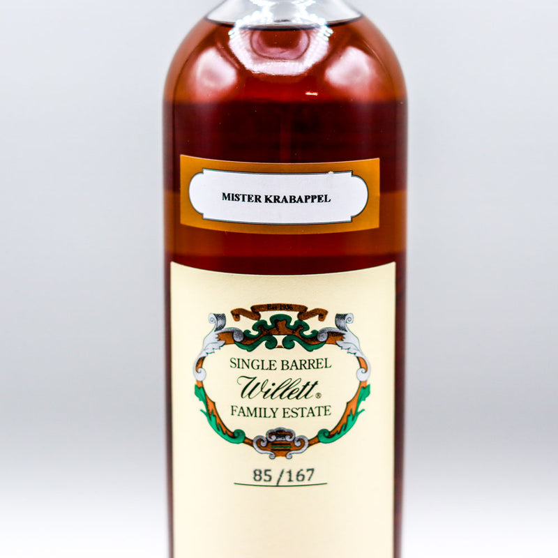 Willett "Mister Krabappel" 7 Year Rye Whiskey 750ml.