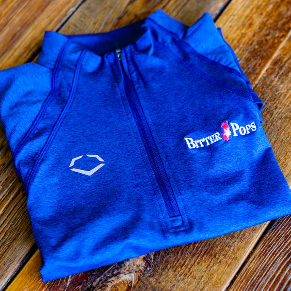 Bitter Pops EvoShield Women's Lightweight Navy Quarter Zip
