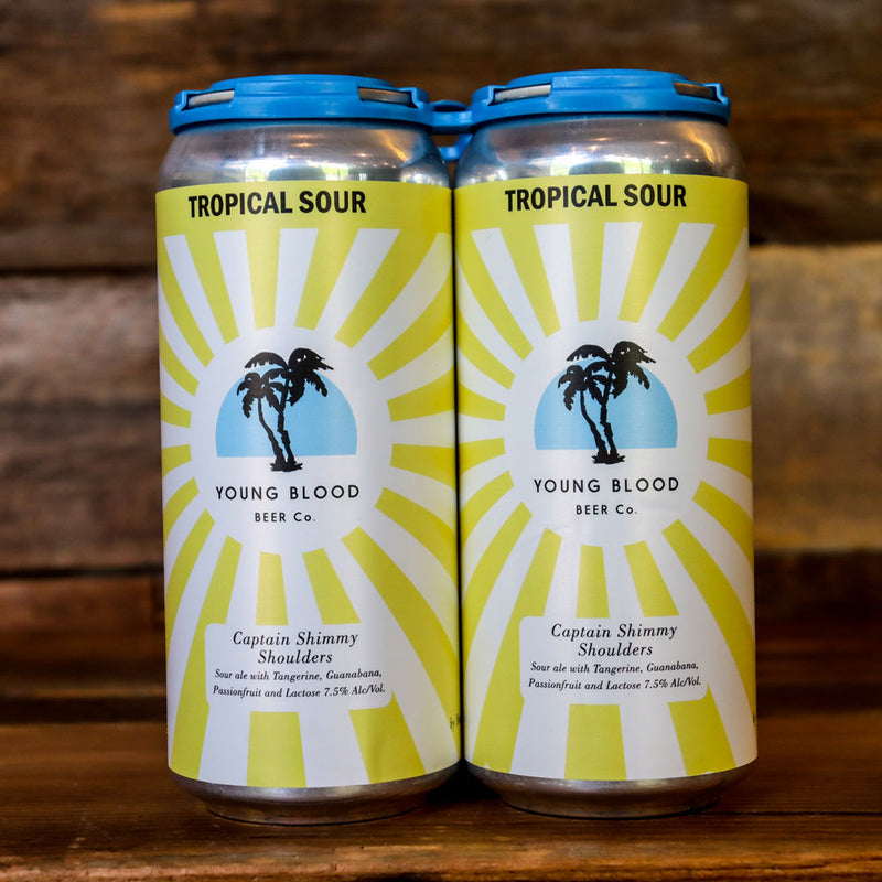 Young Blood Captain Shimmy Shoulders Tropical Sour Ale 16 FL. OZ. 4PK Cans