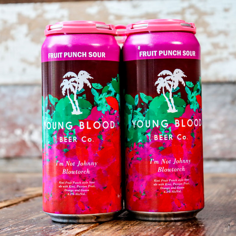 Young Blood I'm Not Johnny Blowtorch Fruit Punch Sour 16 FL. OZ. 4PK Cans