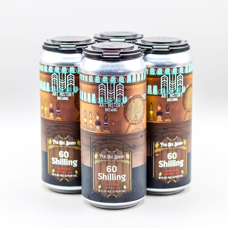 Art History 60 Shilling Scottish Export Ale 16 FL. OZ. 4PK Cans