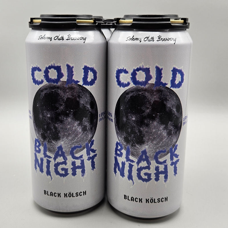 Solemn Oath Cold Black Night Black Kolsch 16 FL. OZ. 4PK Cans