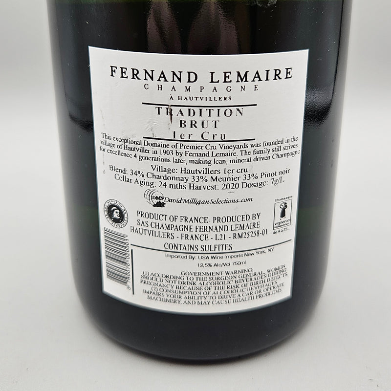 Fernand Lemaire Champagne Brut France 750ml