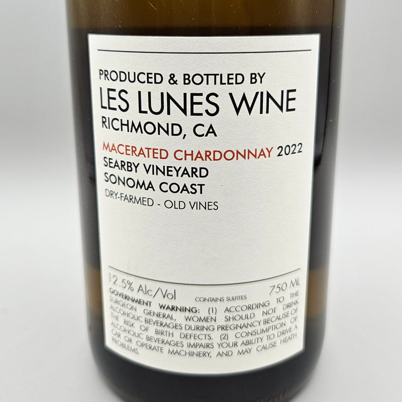 Les Lunes Wine Macerated Chardonnay Sonoma Coast California 750ml