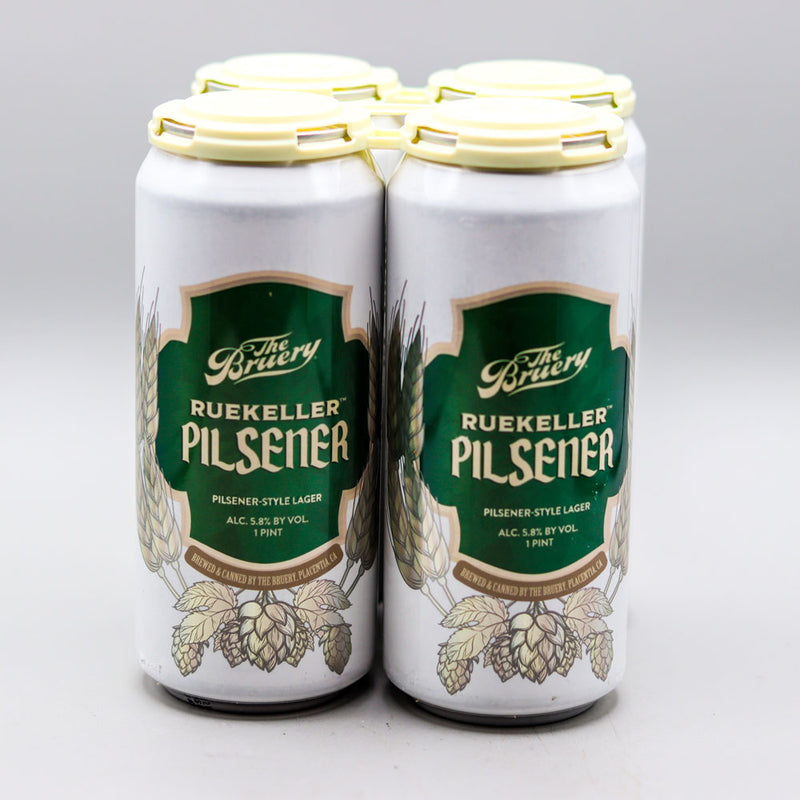 The Bruery Ruekeller Pilsener 16 FL. OZ. 4PK Cans