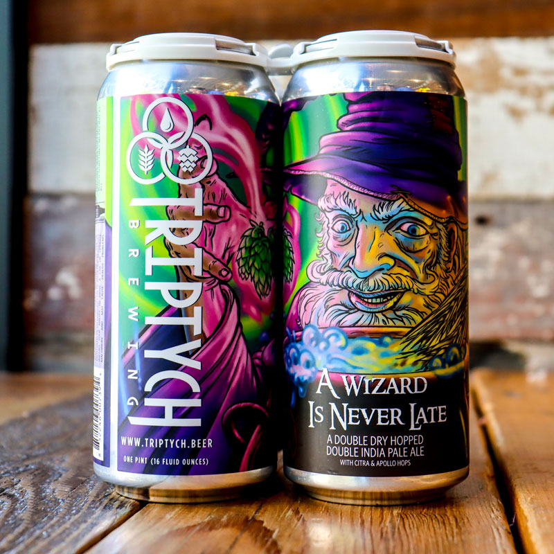 Triptych A Wizard Is Never Late DDH DIPA 16 FL. OZ. 4PK Cans