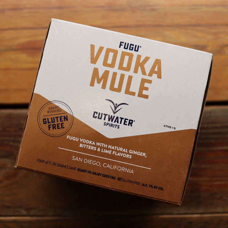 Cutwater Vodka Soda MULE 12 FL. OZ. 4PK Cans