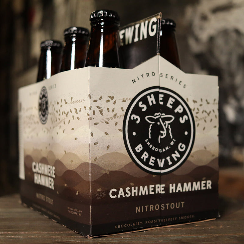 3 Sheeps Cashmere Hammer Nitro Rye Stout 12 FL. OZ. 6PK