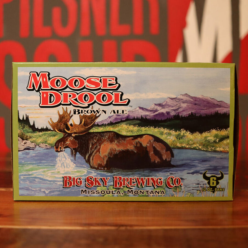 Big Sky Moose Drool Brown Ale 12 FL. OZ. 6PK Cans