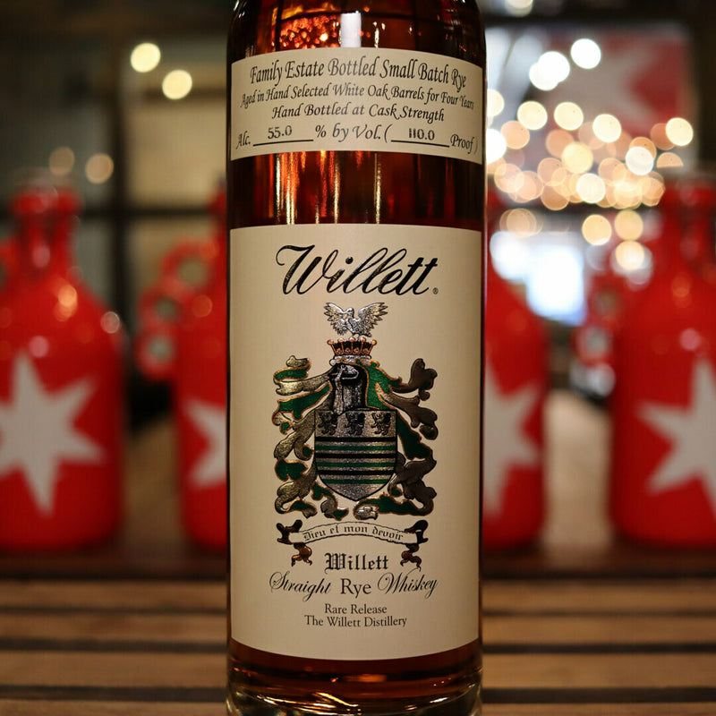 Willett Straight Rye Whiskey 750ml.