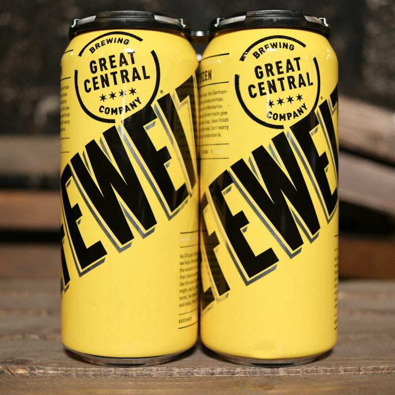Great Central Hefeweizen 16 FL. OZ. 4PK Cans