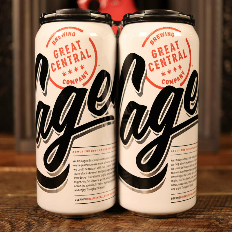 Great Central Lager 16 FL. OZ. 4PK Cans