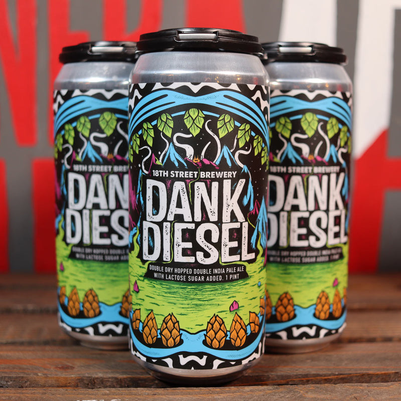 18th Street Dank Diesel DDH DIPA 16 FL. OZ. 4PK Cans