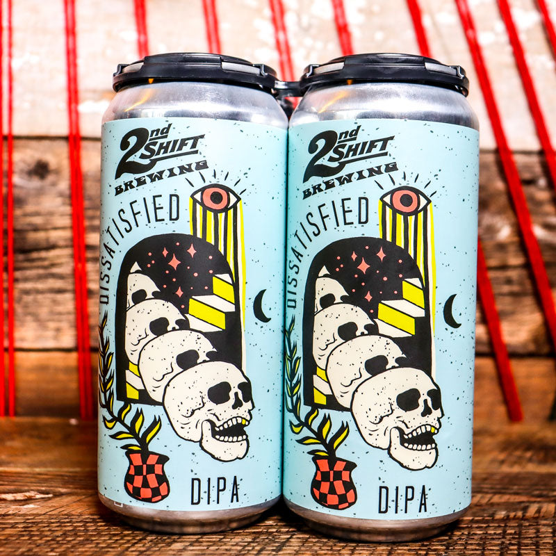 2nd Shift Dissatisfied DIPA 16 FL. OZ. 4PK Cans