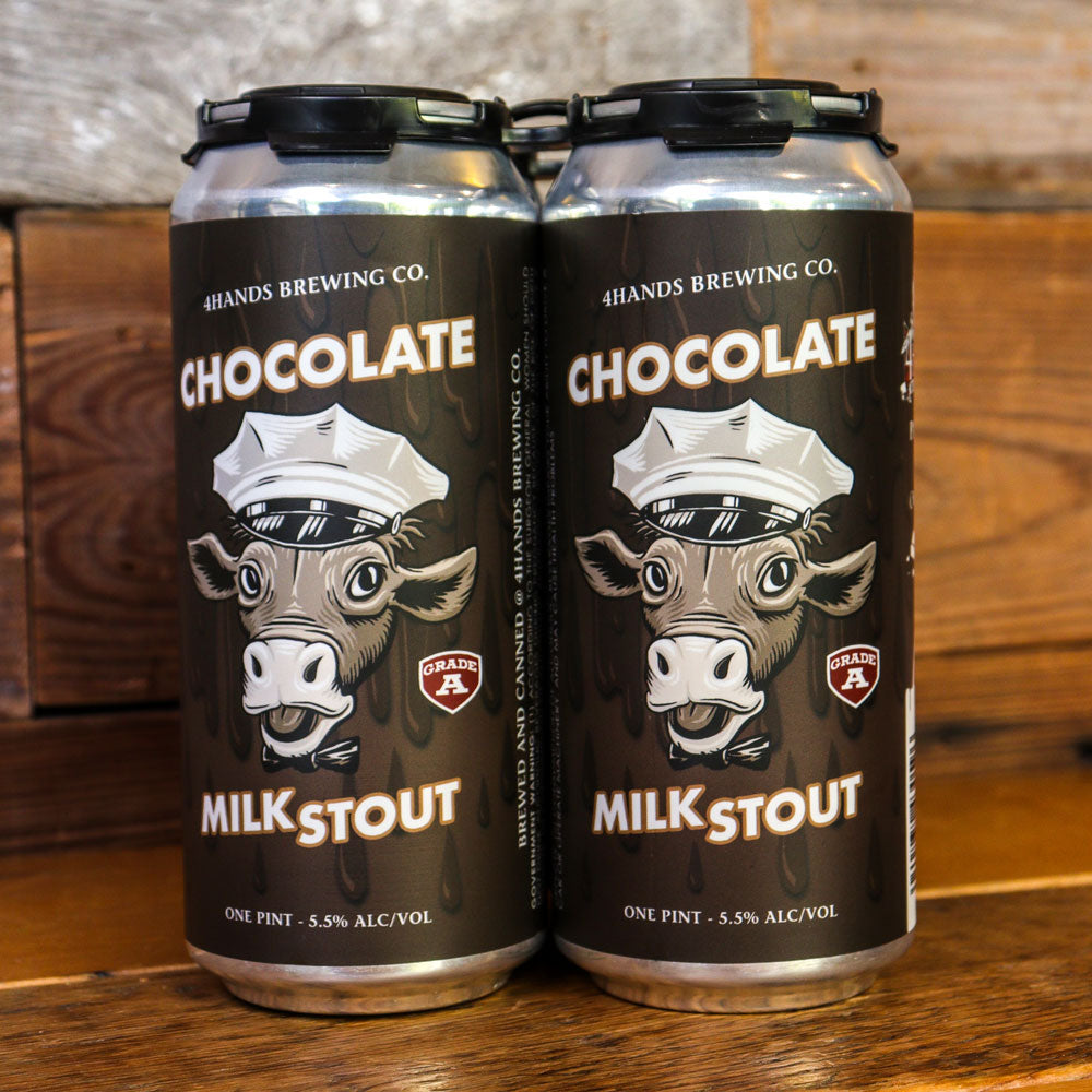 4 Hands Chocolate Milk Stout 16 FL. OZ. 4PK Cans