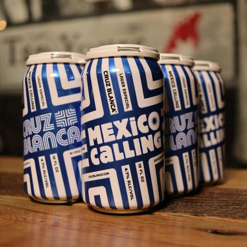 Cruz Blanca Mexico Calling Lager 12 FL. OZ. 6PK Cans