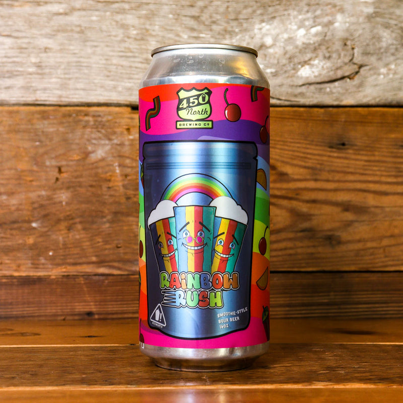 450 North Rainbow Rush Smoothie Sour Ale 16 FL. OZ. Can