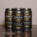 Gruvi Non Alcoholic Stout 12 FL. OZ. 4PK Cans
