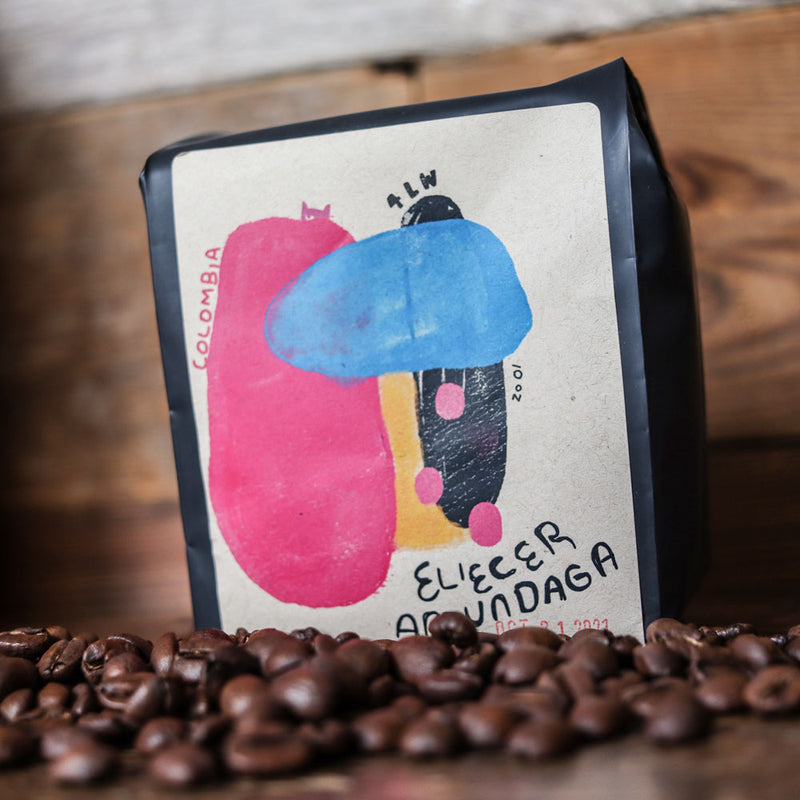 Four Letter Word Eliecer Artundaga Colombia Whole Bean Coffee 10oz Bag