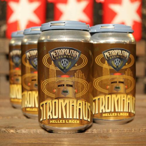 Metropolitan Stromhaus Helles Lager 12 FL. OZ. 6PK Cans