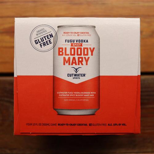 Cutwater Bloody Mary SPICY 12 FL. OZ. 4PK Cans