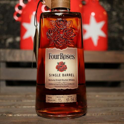 Four Roses Single Barrel Kentucky Straight Bourbon Whiskey 750ml.