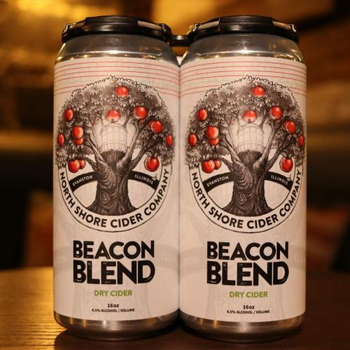North Shore Cider Beacon Blend Dry 16 FL. OZ. 4PK Cans