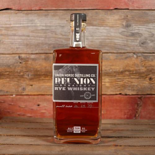 Union Horse Reunion Straight Rye Whiskey 750ml