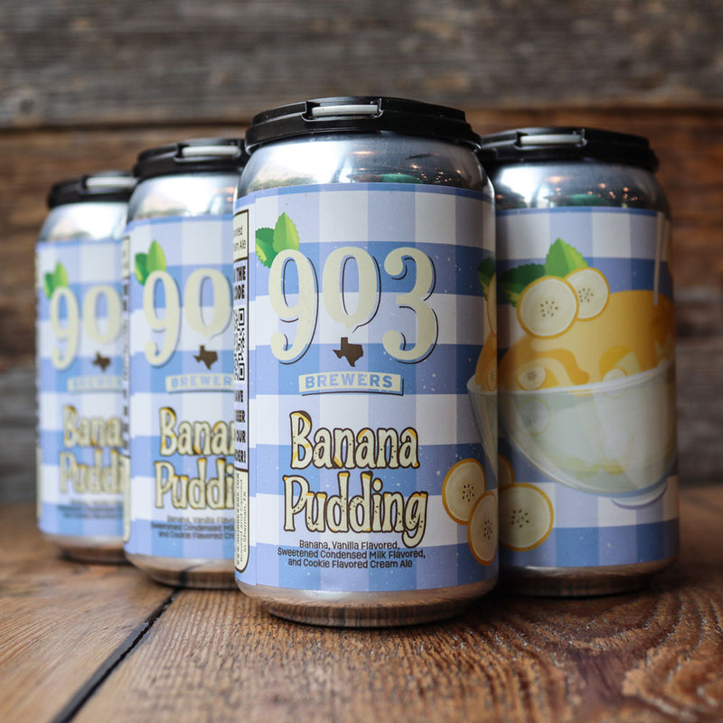 903 Banana Pudding Cream Ale 12 FL. OZ. 6PK Cans