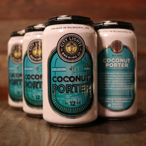 City Lights Coconut Porter 12 FL. OZ. 6PK Cans