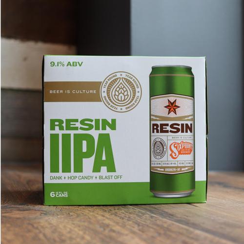 Sixpoint Resin Imperial IPA 12 FL. OZ. 6PK Cans