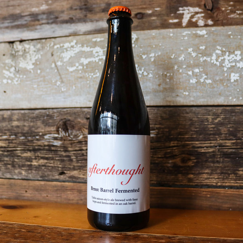 Afterthought Brno Barrel Fermented Table Saison 500ml.