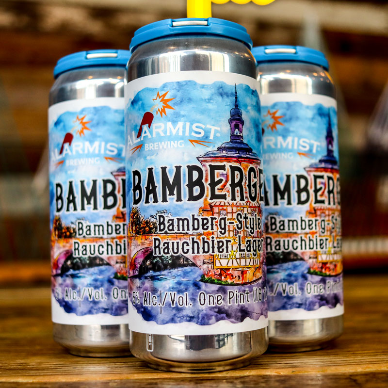 Alarmist Bamberger Rauchbier Lager 16 FL. OZ. 4PK Cans