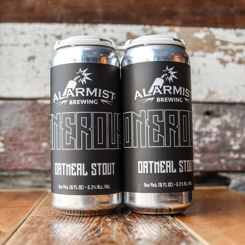 Alarmist Onerous Oatmeal Stout 16 FL. OZ. 4PK Cans