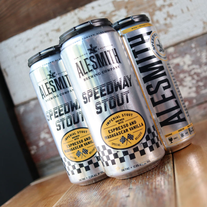 Alesmith Speedway Imperial Stout with Espresso And Madagascar Vanilla 16 FL. OZ. 4PK Cans