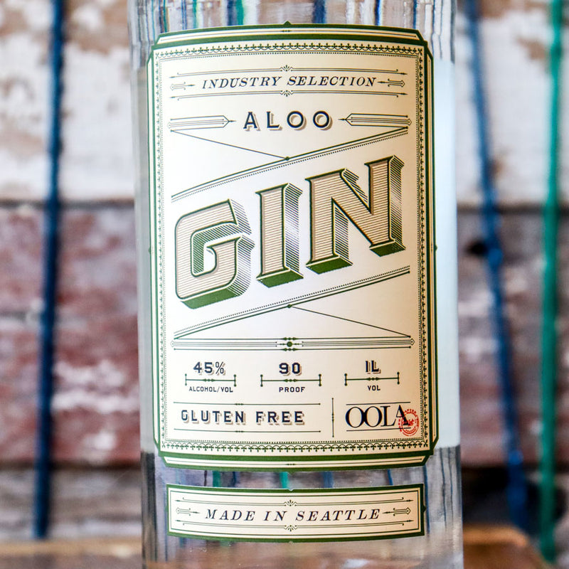 OOLA Distillery ALOO Gluten Free Gin Seattle Washington 1L