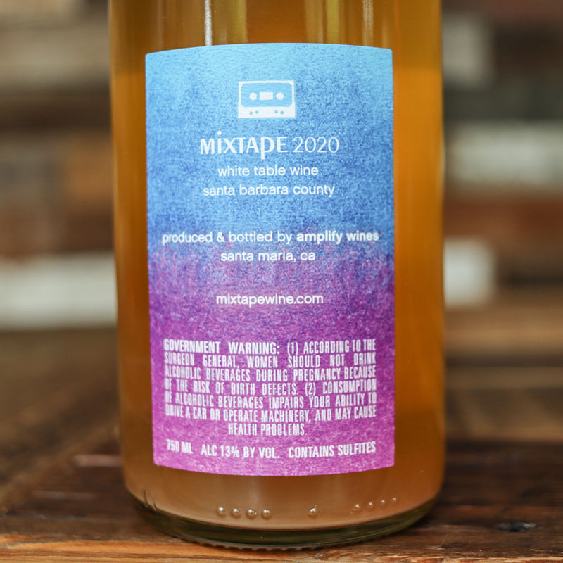 Amplify Wines Mixtape White Blend Santa Barbara California 750ml