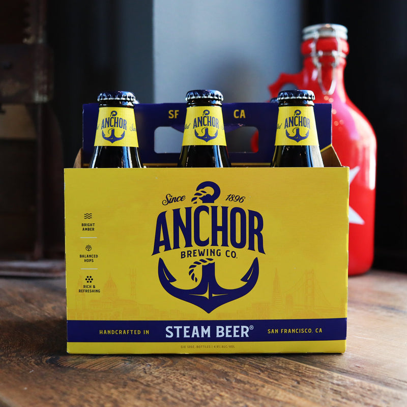 Anchor Steam Beer Common Ale 12 FL. OZ. 6PK