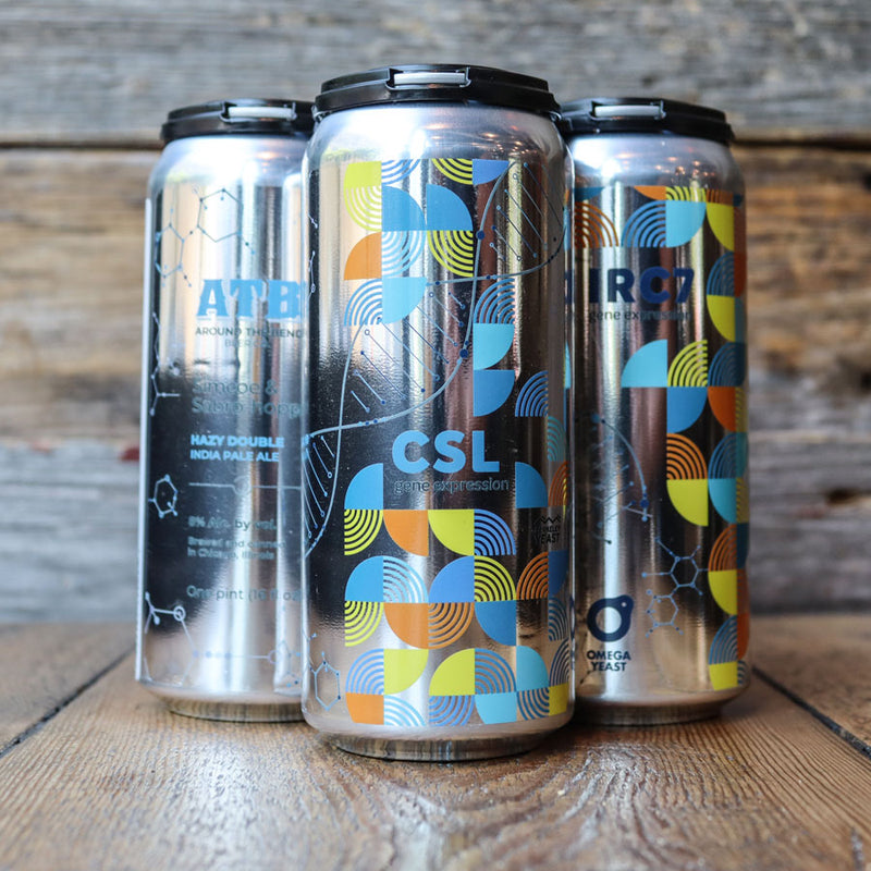 Around The Bend CSL Gene Expression Hazy DIPA 16 FL. OZ. 4PK Cans