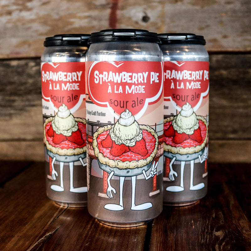 Around The Bend Strawberry Pie A La Mode Sour Ale 16 FL. OZ. 4PK Cans