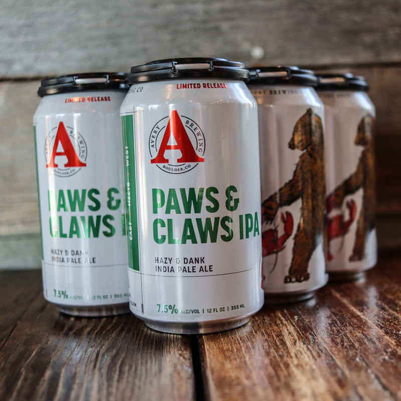 Avery Paws And Claws IPA 12 FL. OZ. 6PK Cans