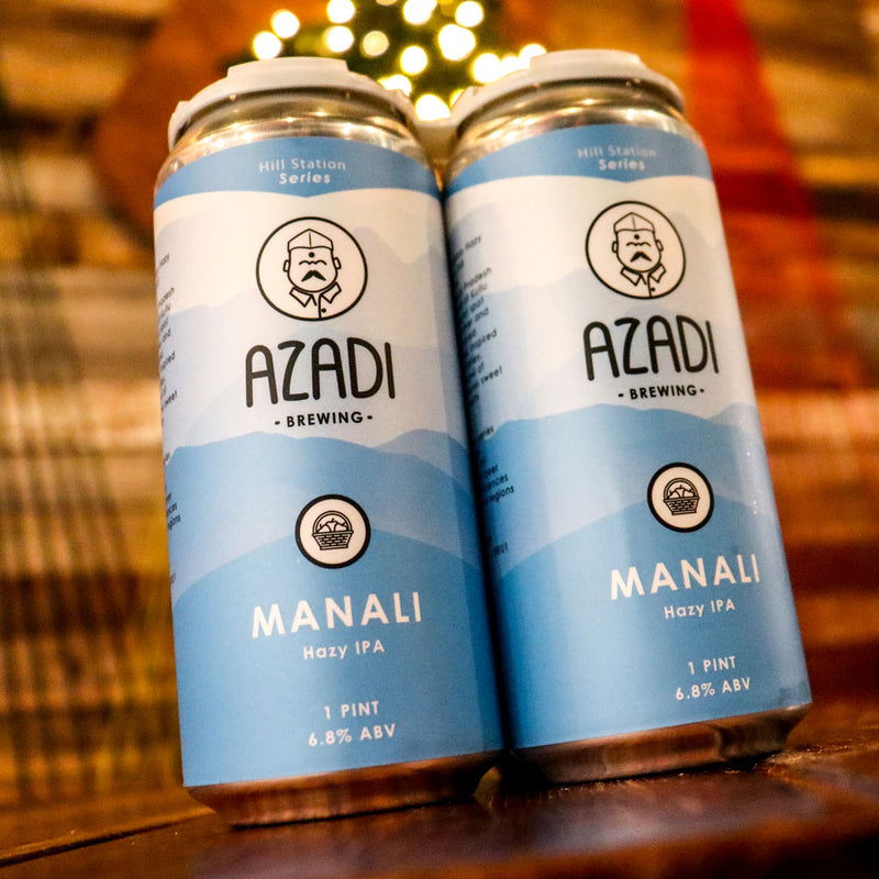 Azadi Manali Hazy IPA 16 FL. OZ. 4PK Cans