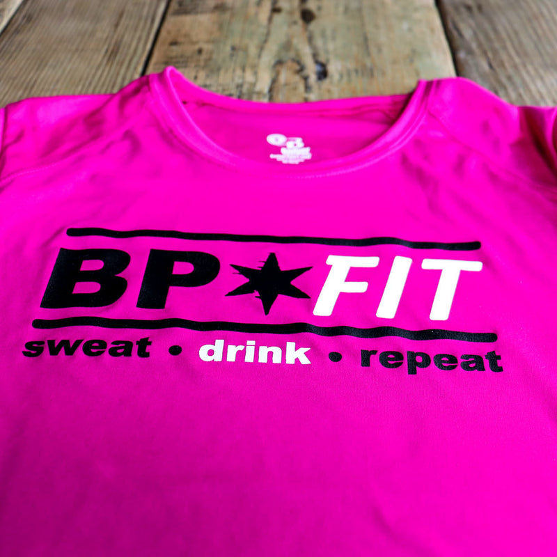 Women's Pink BP FIT dry fit T-shirt