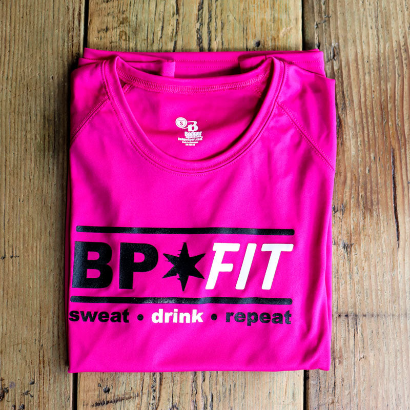Women's Pink BP FIT dry fit T-shirt