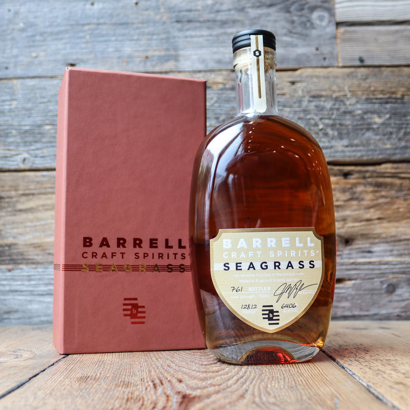 Barrell Craft Gold Label Seagrass 20 Year Rye Whiskey 750ml.