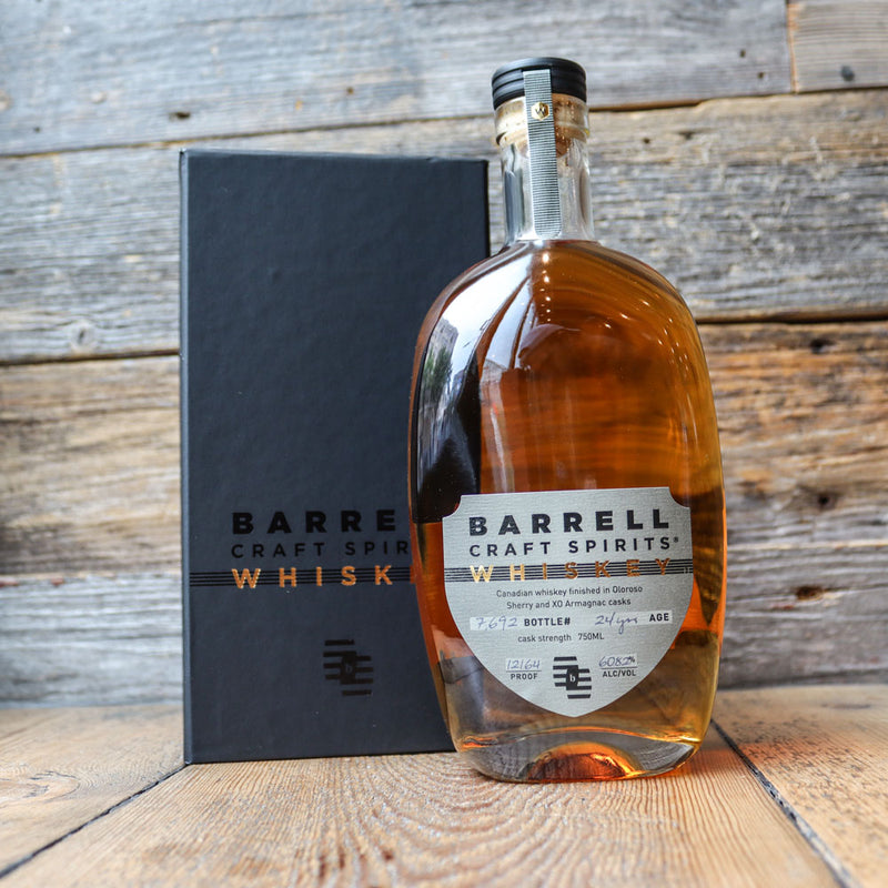 Barrell Craft Gray Label 24 Year Whiskey 750ml.