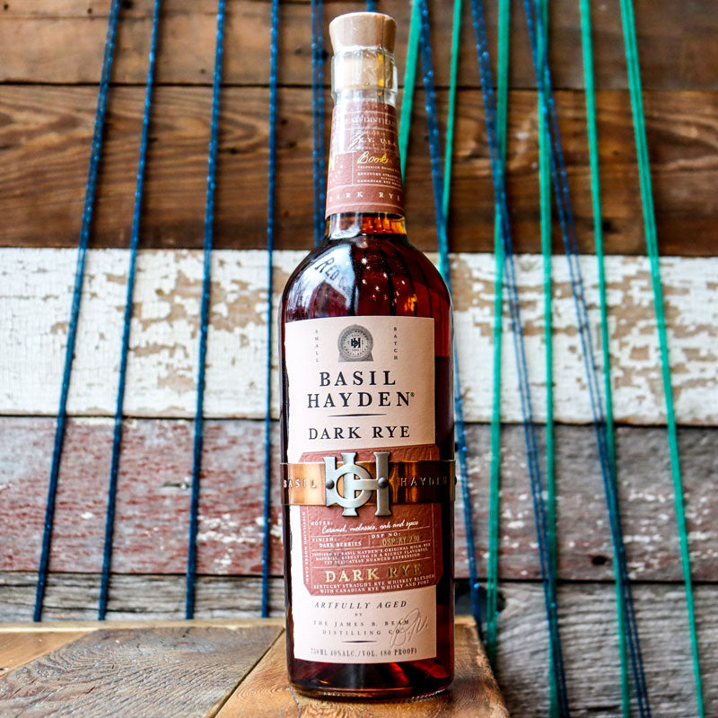 Basil Hayden Dark Rye Whiskey 750ml.