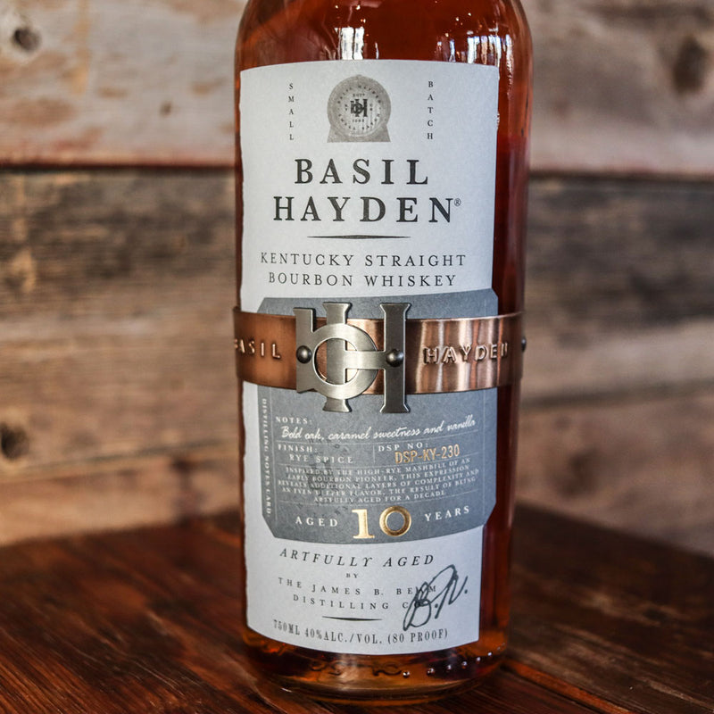 Basil Hayden 10 YR Bourbon Whiskey 750ml.